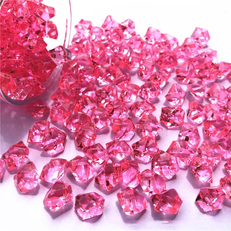 Assorted Color Acrylic Gem Stone Ice Rocks for Enchanting Jewelry 150pcs