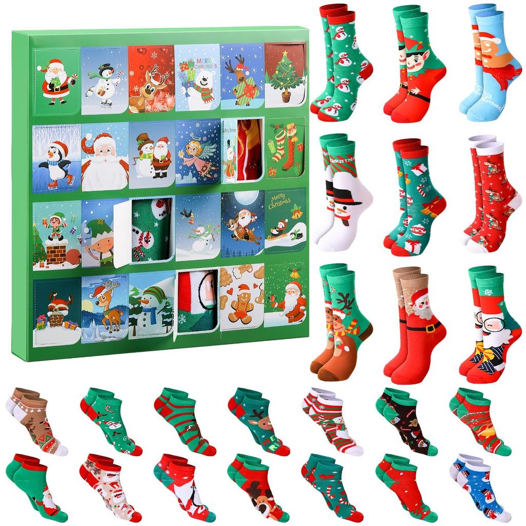Christmas Socks Blind Boxs Christmas Gift Socks Cute  Party Socks Decoration Home