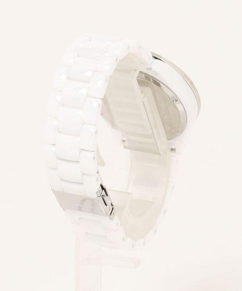 Coach OROLOGIO GREYSON CRISTALLO ARCOBALENO ACCENTO 36MM CERAMICA BIANCA. 14504019