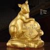 Chinese Zodiac Bronze Brass Ornaments: Rat, Ox, Tiger, Rabbit, Dragon, Snake, Horse, Sheep, Monkey, Rooster, Dog, Pig Crafts