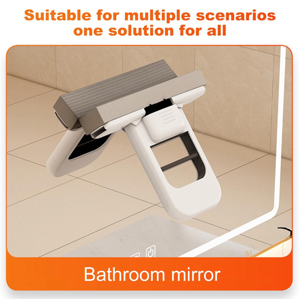 Handheld Mini Foldable Desktop Mop w/ Super Absorbent Head Sponge Cleaning Tool for Bathroom Kitchen Desktop Glass Living Room