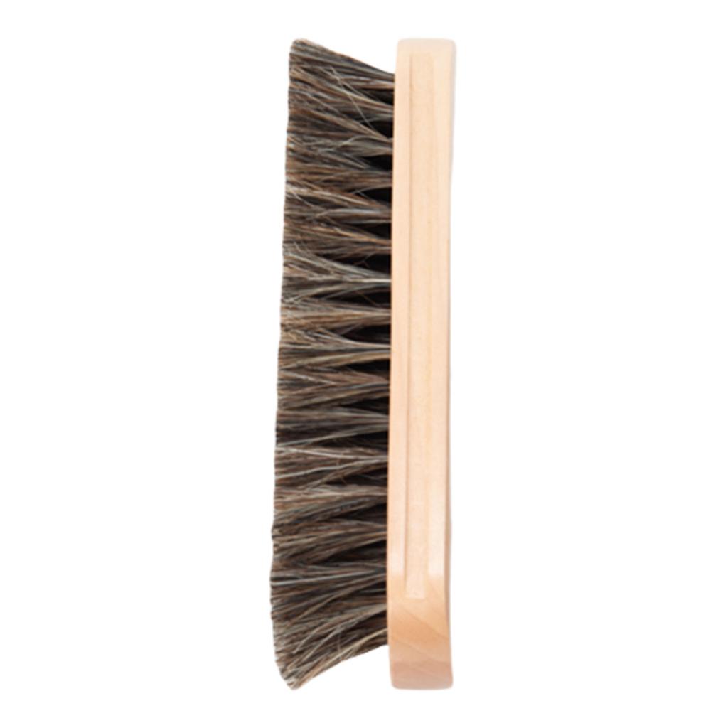 Car Polishing Brush Horsehair Bristles Hair Brush Detailing Buffing Brush for Car Interior Seat Dashboard Roof Cleaning