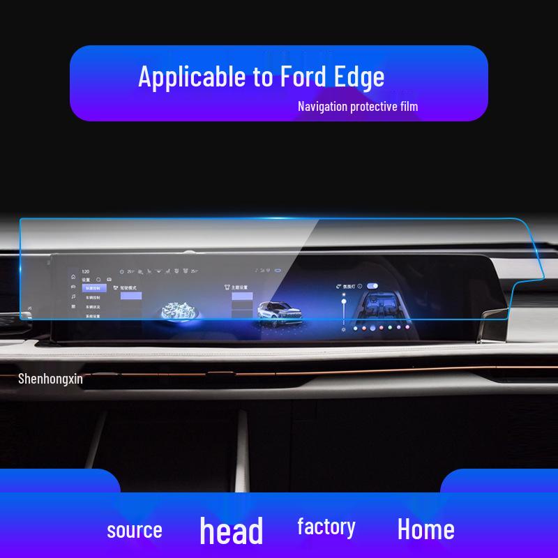 Ford Edge 23' Navigation Screen Protector - Anti-Scratch Tempered Glass