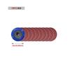10pcs 2" Zirconia Quick Change Sanding Discs Roll Lock R-Type Sandpaper Abrasive Disc 50mm 1/4" Holder Paint Rust Removal