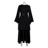 Plus Size Halloween Scary Nun Cosplay Costume for Women - Horror Church Dress Outfit with Wimple & Coif for Spooky Party