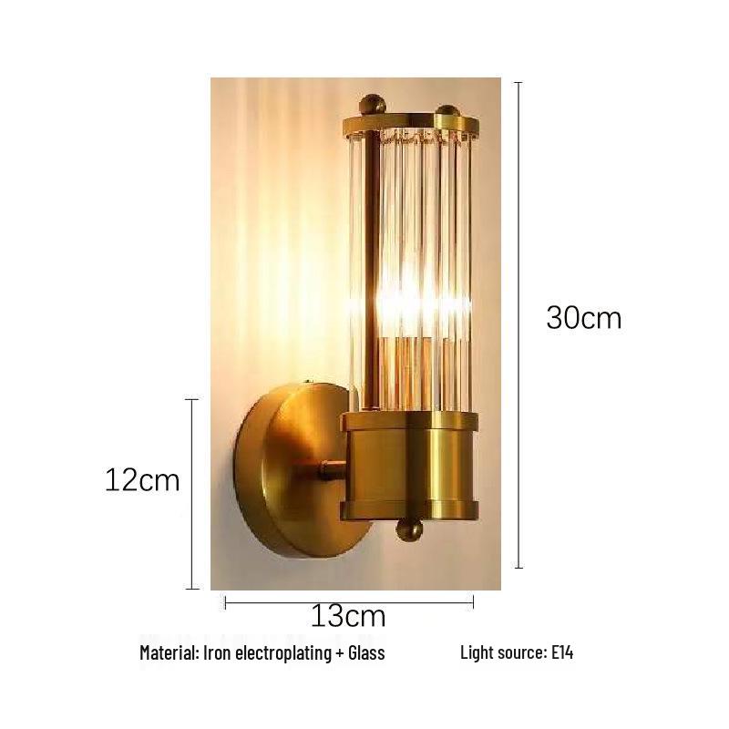 

Постмодернистский стеклянный настенный светильник: Роскошный прикроватный светильник для спальни и гостиной
