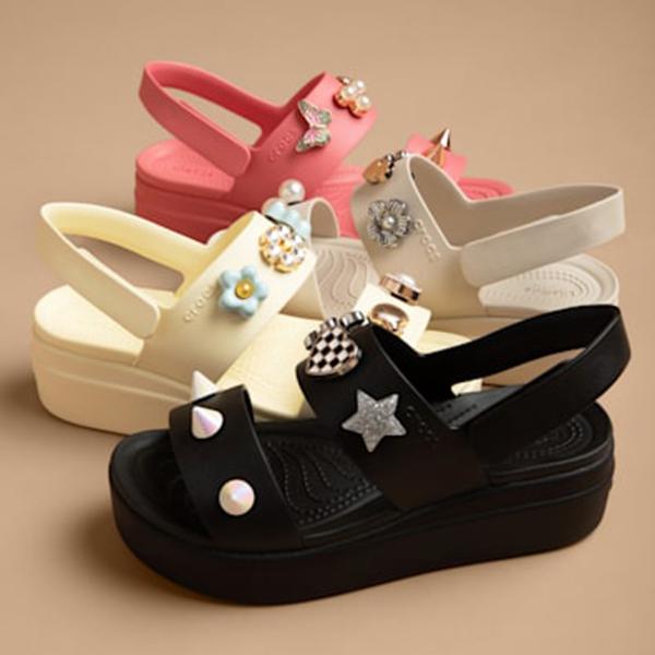 Crocs Women S Sandal Slipper Jibbitz claSSic Wedge PlatForm Brooklyn For You 210676 001