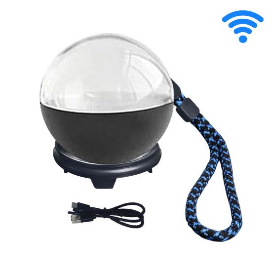 2.7" Memory Sphere Lamp Christmas Clear Ball Video Player 3D Memory Orb Lamp Personalized Uploadable Videos Photos Gifts for Christmas Anniversary