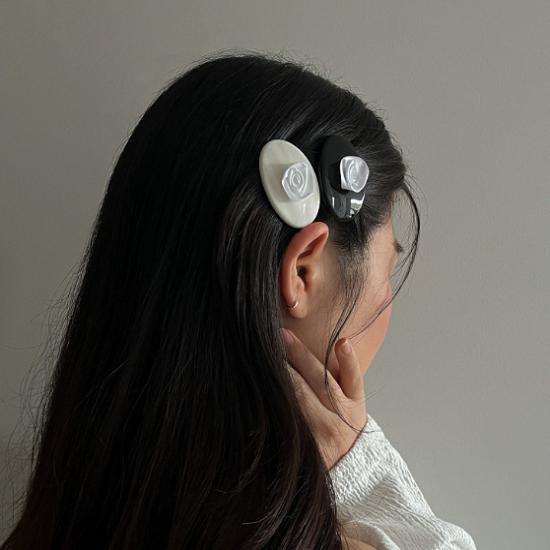 efor. Rose Hair Pin BK