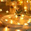 ANJAYLIA 20 LED Star Lights, 10FT Battery Operated Fairy Light, Warm White | Battery Powered Fairy Light for Indoor & Outdoor, Battery String Light