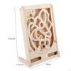 Wooden Maze Three Marbles, Game Traditional Board for Adults, Boys and Girls