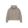 Fear of God Essentials FW23 Cable Knit Hoodie 'Core Heather' Men's 192BT234394F
