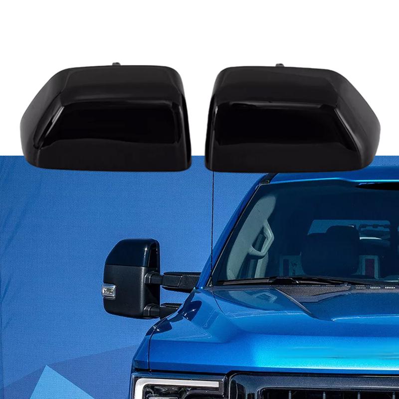 Car Side Wing Rearview Mirror Cover Cap for Ford F250 F350 F450 F550 Super Duty 2017 2018