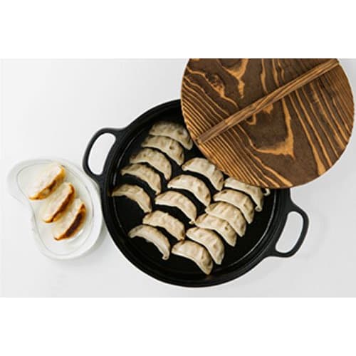 Oigen Nambu Ironware Sukiyaki and Gyoza Pot, 26cm, IH Compatible, CA-4