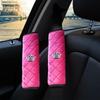 High Quality Soft Plush Diamond Crown Car Safety Seat Belt Cover Auto Shoulder Pad Protect Universal Car Interior Accessories