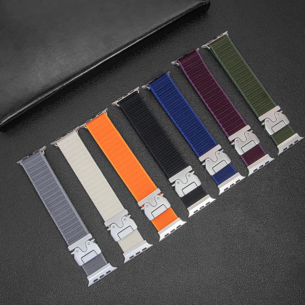 Alpine Loop Band for Apple Watch Strap 49mm 46mm 45mm 44mm 42mm 41mm 40mm Nylon Sport Loop Iwatch Series SE 10 9 8 7 6 5 Ultra 2