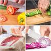 Double-sided whetstone, knife sharpener, both stainless steel, with rubber stand, with Japanese i...