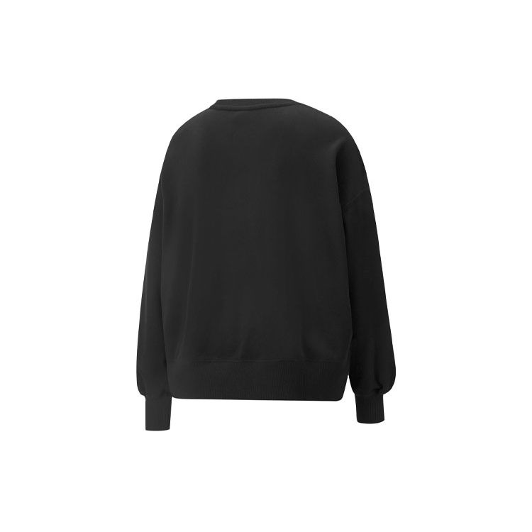 Puma Pulover cu logo brodat Classics Femei Topuri Negru 535327-01
