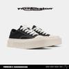 Square Head Platform Canvas Shoes Niche Heightening Board Shoes Design Sense