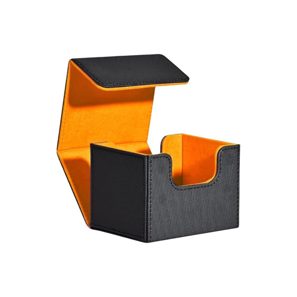 Fit 100 Single Sleeved Trading Card Deck Box Flip Cover Game Card Cases  Gathering Card