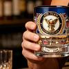250. Jubiläum Whiskey Karaffe Glas Spirituosenflasche Patriotisches Andenken zum Unabhängigkeitstag Klassisches Geschenk für Sammler Veteranen Geschichtsinteressierte