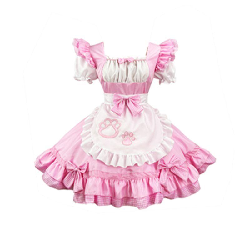 

Платье Лолиты Amazon Одежда для женщин больших размеров Pink Bell Collar(Regardless of size) 4X(5X)