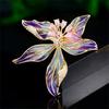 1Pc Luxurious Iris Brooch Y2K Exquisite Retro Romantic Jewelry Accessories for Men's and Women's Birthday Parties Fashion Gifts