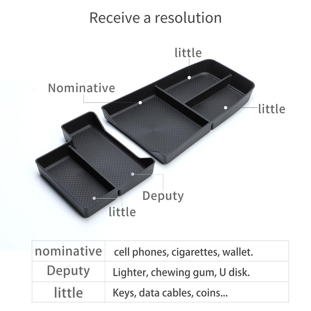 För 2025 2025 BMW X1 IX Mittkonsolbricka Central Armstöd Nedre Lager Förvaringslåda 2025 X2 IX2 Organizer Tillbehör Ordning