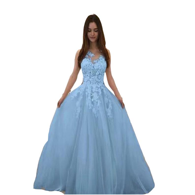 2025 Stylish Lace Wedding and Evening Gowns: New European & American Trends in Three Colors