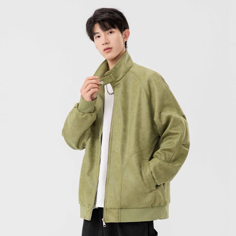 

Мужская куртка Ruffian Handsome American Casual Tie-Dye Old с воротником-стойкой для подростков на весну и осень XXXL