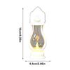 LED Oil Lamp Vintage Portable Hangable Battery Operated Electric KeroseneLantern for Home Living Room Bedroom Table Centerpiece