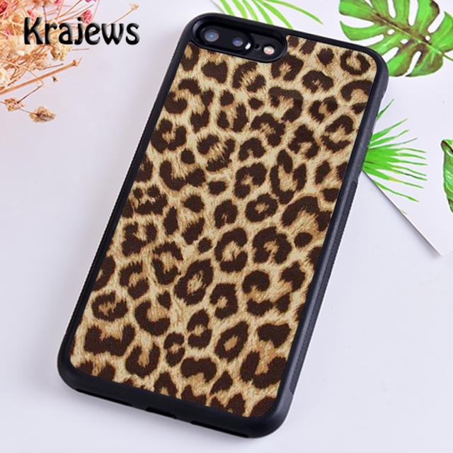 Krajews Tiger leopard print Soft Phone Case Cover For iPhone 17 Air 16 15 14 plus 12 pro max coque Shell Fundas