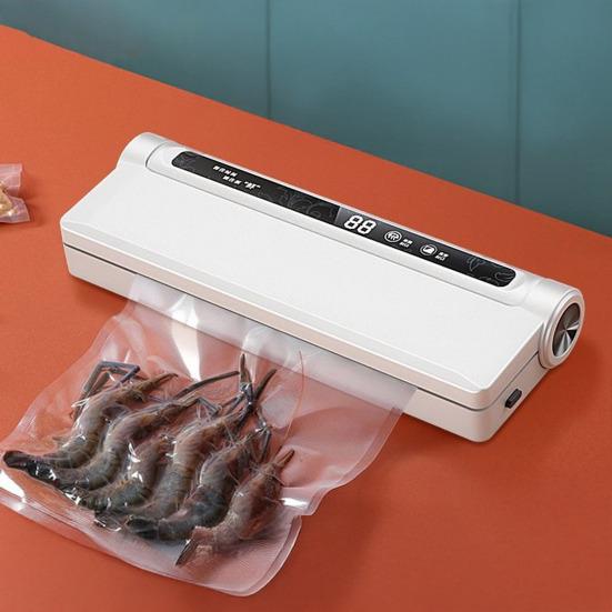 Mașină de etanșare în vid cu afișaj digital, 60KPa, aspirație puternică, complet automată, uscată și umedă, cu utilizare dublă, cu pungi de vid