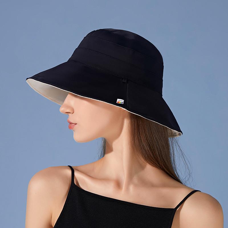 Ice Silk Sun Hat For Women With Wide Brim Uv Protection Summer Fishing Cap Sunshade Accessory