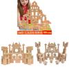Wooden Construction Toddler Blocks With Natural Finish For Learning Educational
