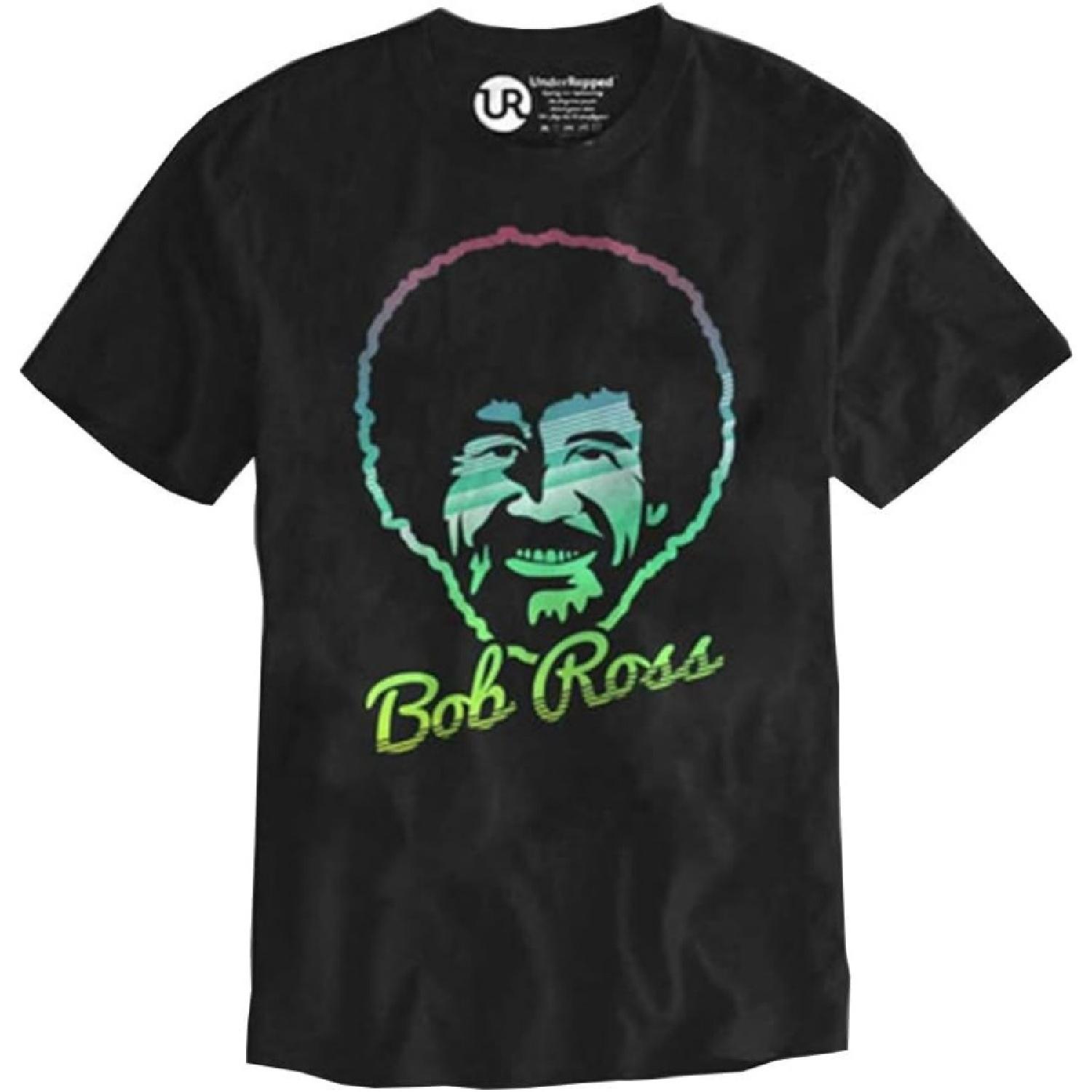 _Bob Ross_ Men s Lightweight Cotton Crew Neck T-Shirt S