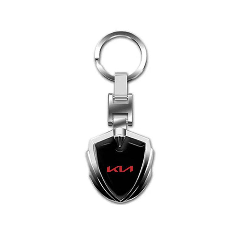 1Pcs Fashion 3D Metal Key Rings Car Logo Emblems Keychain Accessories For KIA Ceed Sportage Rio K5 Optima Cerato Proceed Venga Sedona Forte