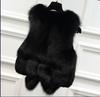 Winter women's fur vest imitation fox hair slim-fit vest vest vest plush jacket