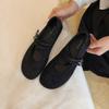 New Autumn Fashion Flat Ballet Shoes Women Shallow Ballet Leather Round Toe Female Ballerina Soft Moccasin Mary Janes Shoes