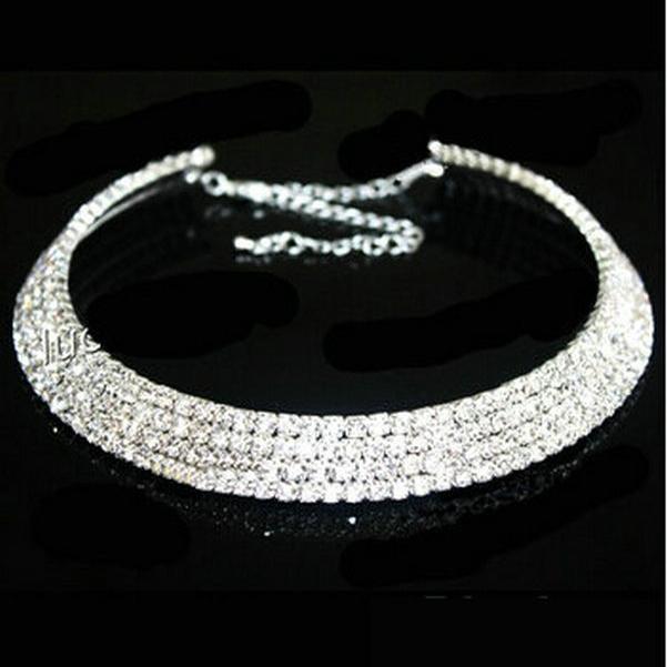 

Модная распродажа, новое женское ожерелье в стиле звезды с блестящими кристаллами и стразами, ожерелье-колье, свадебные украшения на день рождения, ювелирные изделия