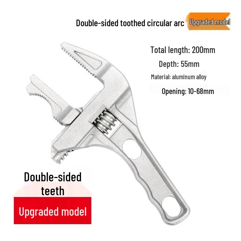 Regulowany klucz do baterii łazienkowych i kuchennych o dużej średnicy