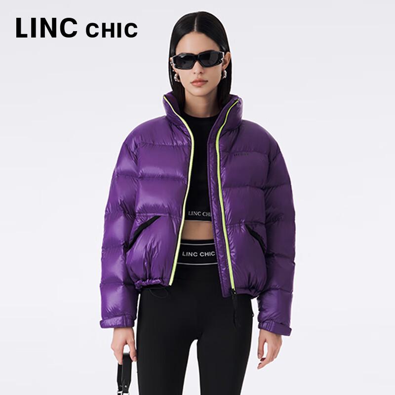 JINYUJIE Women's Short Stand Collar Puffer Down Jacket