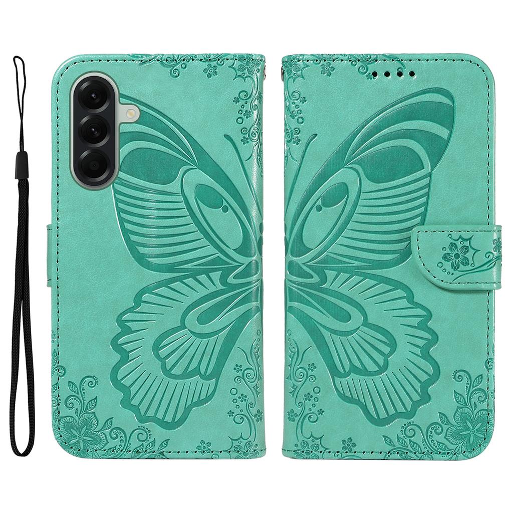 For Samsung Galaxy A57 5G Case Butterfly Pattern PU Leather Folio Flip Phone Cover