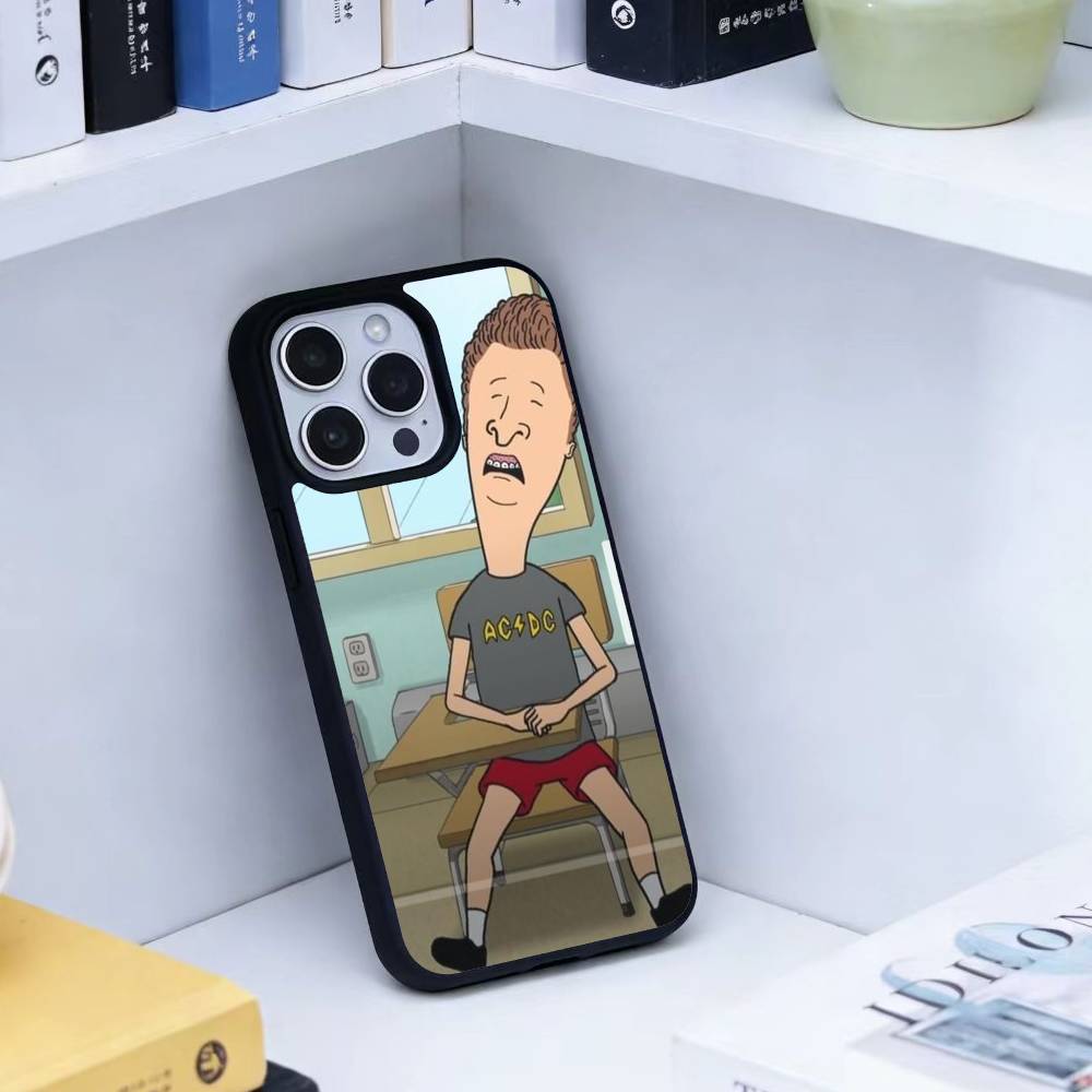 

Cartoon B-Beavis And Butt-Head Phone Case For iPhone 17,16,15,14,13,Pro,Max,Plus,Magnetic For Magsafe Wireless Charging iPhone13PROMAX