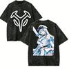 Akame Ga Kill Wash To Make Old Tshirt Esdes Doublesided Printed Anime Retro Half Sleeve Shirt Unisex And Unisex