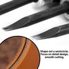 WUTA Sharp Leather Edge Beveler Edge Skiving Polishing Leather Tools DIY Belt Maker High Carbon Steel Leather Craft Beveller
