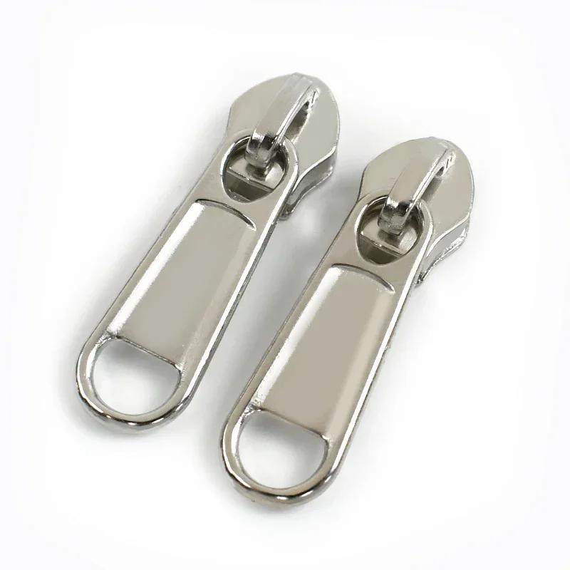 5-30Pcs Meetee 5# Nylon Zipper Puller Down Jackets Bags Zippers Sliders Garment Zips Head Repair Kits DIY Sewing Accessories