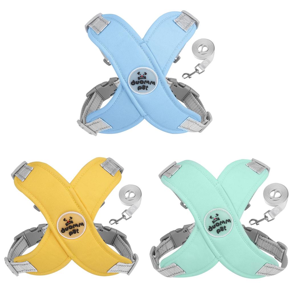 Pet Walking Harness With Reflective Strap For Training And Daily Use Dog Accessory