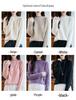Autumn/Winter Wool High-Neck Knit Sweater with Colorful Sequins - Thickened & Loose Fit