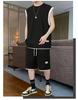 Men's Summer Trendy Casual Sports Waffle Tank Top Set